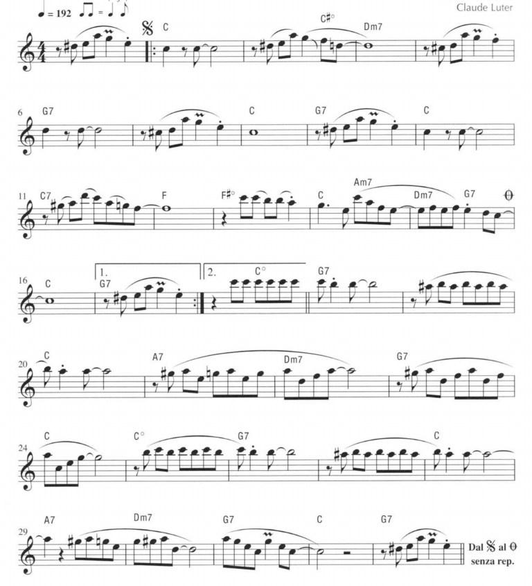 克里奥尔爵士乐 单簧管独奏 带伴奏音频 有试听