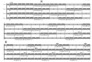 分音 中高级 打击乐四重奏总谱 有试听-云音圈