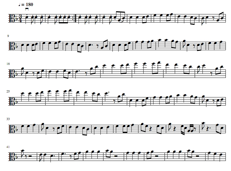 加勒比海盗 中提琴独奏 有试听