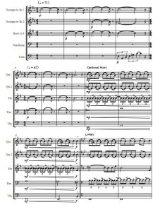 原力觉醒 星球大战7 铜管五重奏总谱+分谱 有试听-云音圈