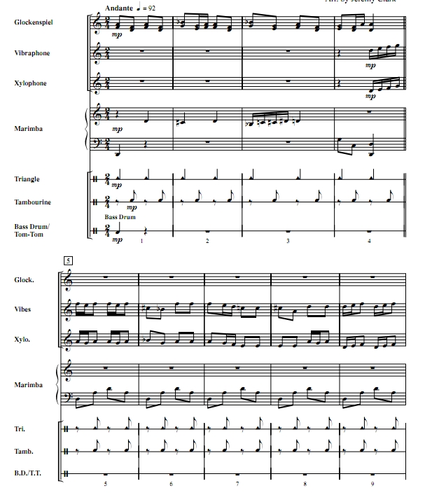 双重麻烦 打击乐重奏 总谱 有试听