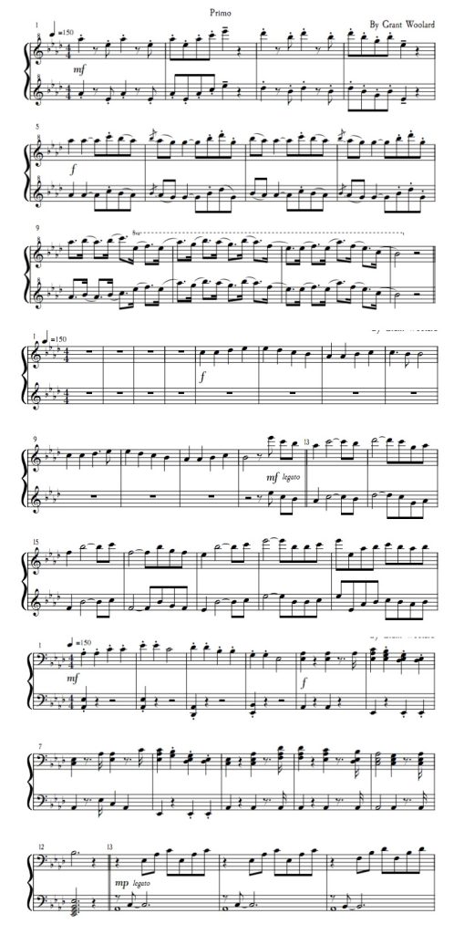 古典音乐串烧  1  六手联弹 纸质版 有试听