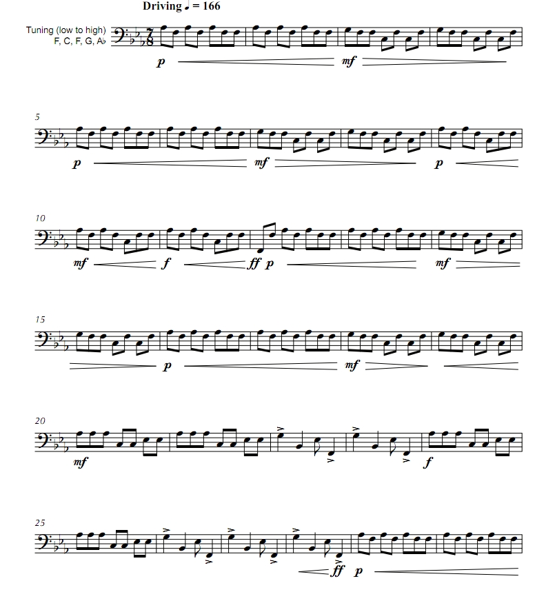 只是时间问题 卡尔版 高级 独奏 定音鼓谱 有试听