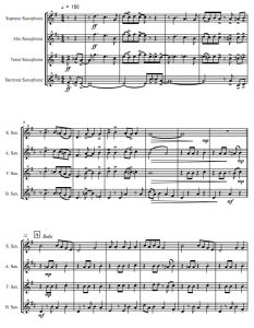 向苍天呼吁 SATB萨克斯四重奏 总谱+分谱 有试听-云音圈