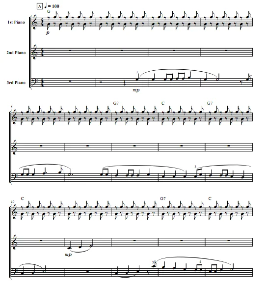 哆来咪 六手联弹谱  纸质版 有试听