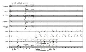 哥特里 恰恰舞风格布鲁斯 中级 打击乐八重奏总谱 有试听-云音圈