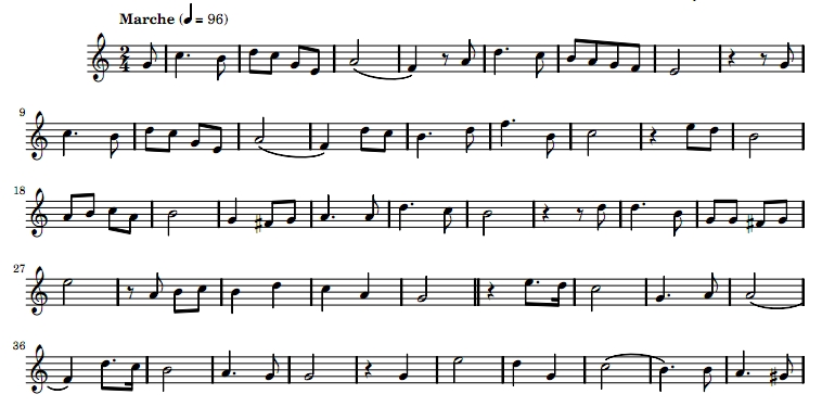 国际歌 长笛独奏谱 有试听