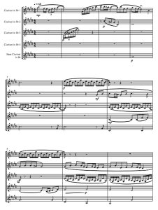 在那遥远的地方 单簧管五重奏总谱+分谱 有试听-云音圈