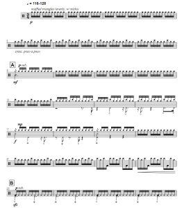 奇点三联画 中-高级 无伴奏独奏 打击乐谱 有试听-云音圈