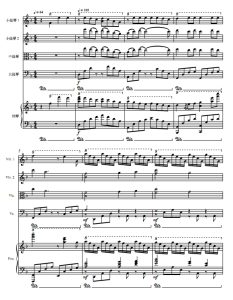 富士山下 陈奕迅 弦乐四重奏+钢琴五重奏 总谱+分谱 有试听-云音圈