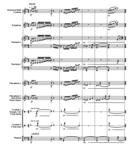 巴赫 d小调前奏曲与赋格 中-高级 打击乐九重奏 总谱+分谱 有试听-云音圈