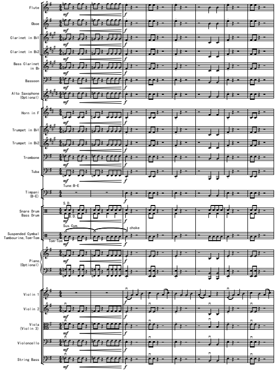 弹弓 1.5级 初级管弦乐 总谱+分谱 有试听