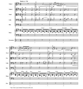 往日情怀 中级 交响弦乐合奏总谱+分谱 有试听-云音圈