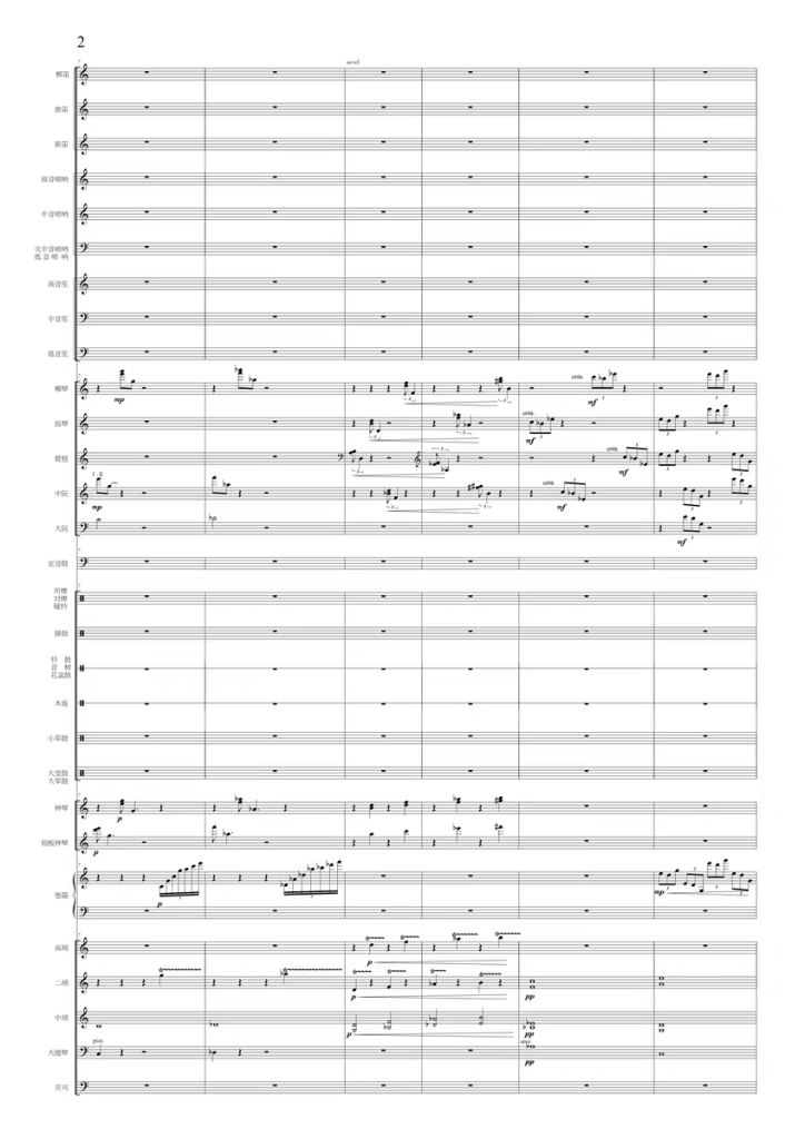 图片[2]-春华秋实 民族管弦乐 总谱+分谱