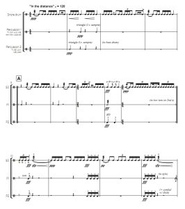 恶魔行进曲 中-高级 打击乐三重奏总谱 有试听-云音圈