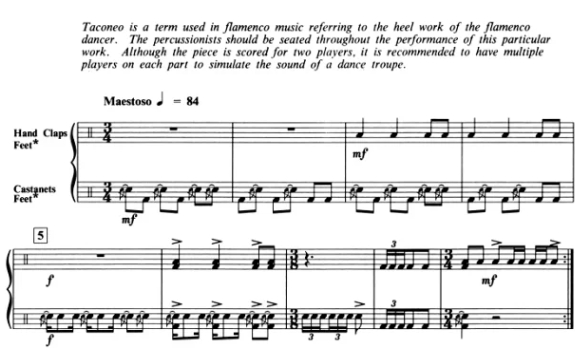 图片[4]-戈麦斯 民间舞曲4首 高级 打击乐二重奏总谱有试听