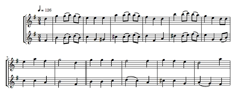 我们祝你圣诞快乐 长笛二重奏 带伴奏音频 有试听