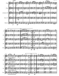 我们祝你圣诞快乐 爵士 木管五重奏总谱+分谱 有试听-云音圈