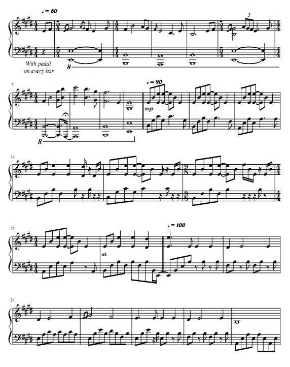 我心永恒 特效钢琴版 钢琴独奏 有试听