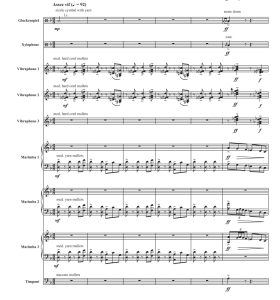 拉威尔 丑角的晨歌 高级 打击乐九重奏总谱 有试听-云音圈