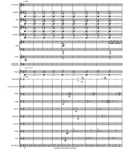 斗转星移 中级 打击乐重奏总谱+分谱 有试听-云音圈