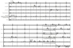 旭日狂欢节  初-中级 打击乐六重奏总谱 有试听-云音圈