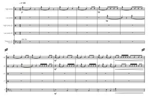 时髦赋格  初级 打击乐五重奏总谱 有试听-云音圈