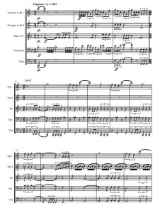 星球大战主题 铜管五重奏总谱+分谱 有试听-云音圈