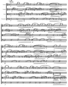 月亮河 弦乐四重奏 总谱+分谱 有试听-云音圈