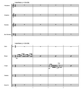 桑塔纳乐队 Soul Sacrifice 中级 打击乐重奏总谱+分谱 有试听-云音圈