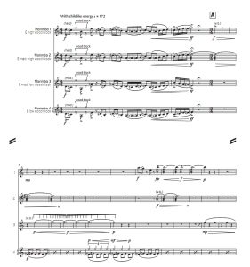 森林场景 布鲁姆版 高级 马林巴四重奏总谱 有试听-云音圈