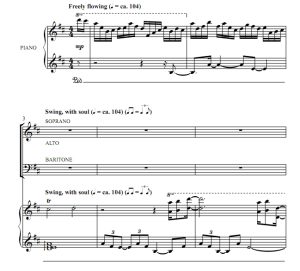 商品为SAB 三声部合唱线谱 没关系 It's All Right 吉布森版 混声合唱谱 有试听-云音圈