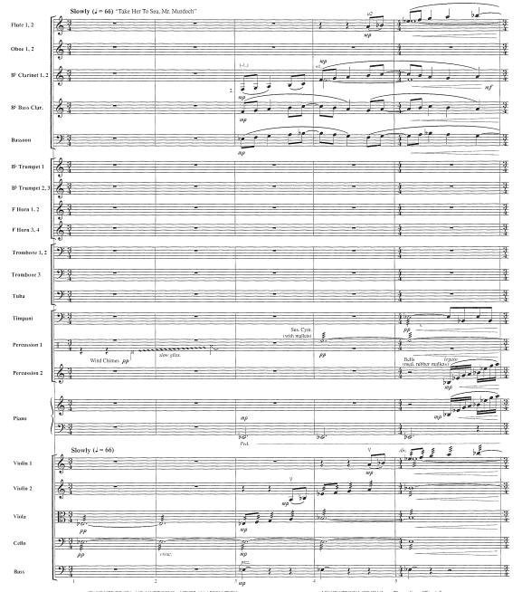 泰坦尼克号组曲 管弦乐总谱+分谱 有试听