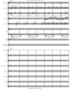 流行打击乐 仙女座 打击乐重奏总谱+分谱  有试听-云音圈