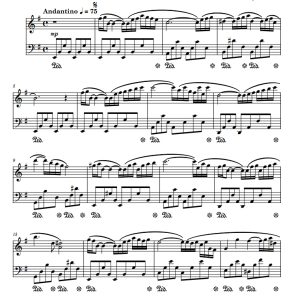 温柔的女演员 钢琴独奏谱 有试听-云音圈