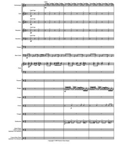 热带启程 中级 打击乐重奏总谱+分谱 有试听-云音圈