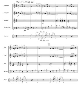 爵士经典 All of Me 中级 打击乐重奏总谱+分谱 有试听-云音圈