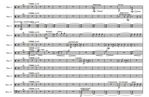 琼斯 水之仙女 中级 打击乐十一重奏总谱+分谱 有试听-云音圈