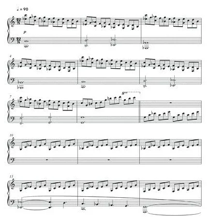 白宫 钢琴独奏谱 纸质版 有试听