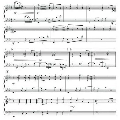 约会开始 钢琴独奏谱 纸质版 有试听