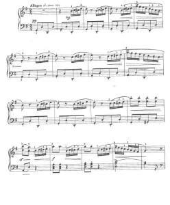 维也纳回旋曲 适合比赛 钢琴独奏谱  有试听-云音圈