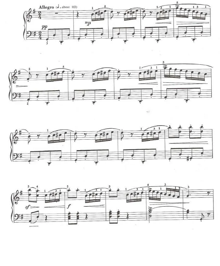 维也纳回旋曲 适合比赛 钢琴独奏谱 纸质版 有试听