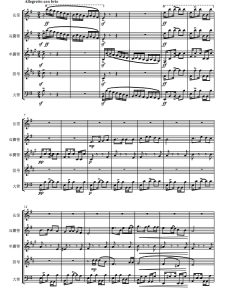 舞曲 新疆民歌改编 木管五重奏 总谱+分谱 有试听-云音圈