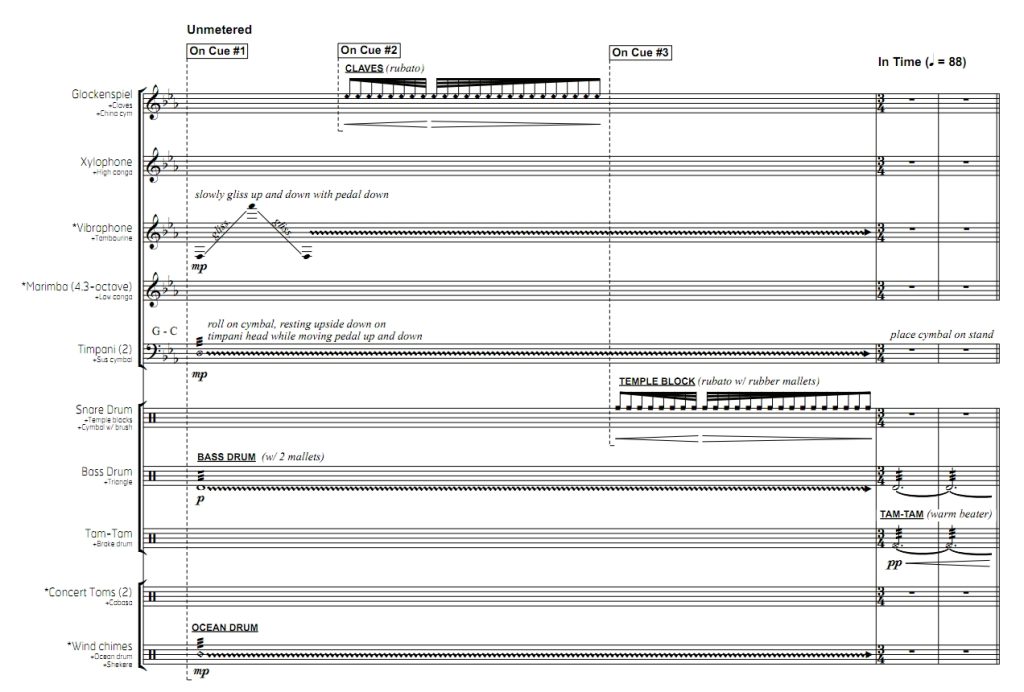 触手  维尔玛斯版 初-中级 打击乐十重奏总谱 有试听