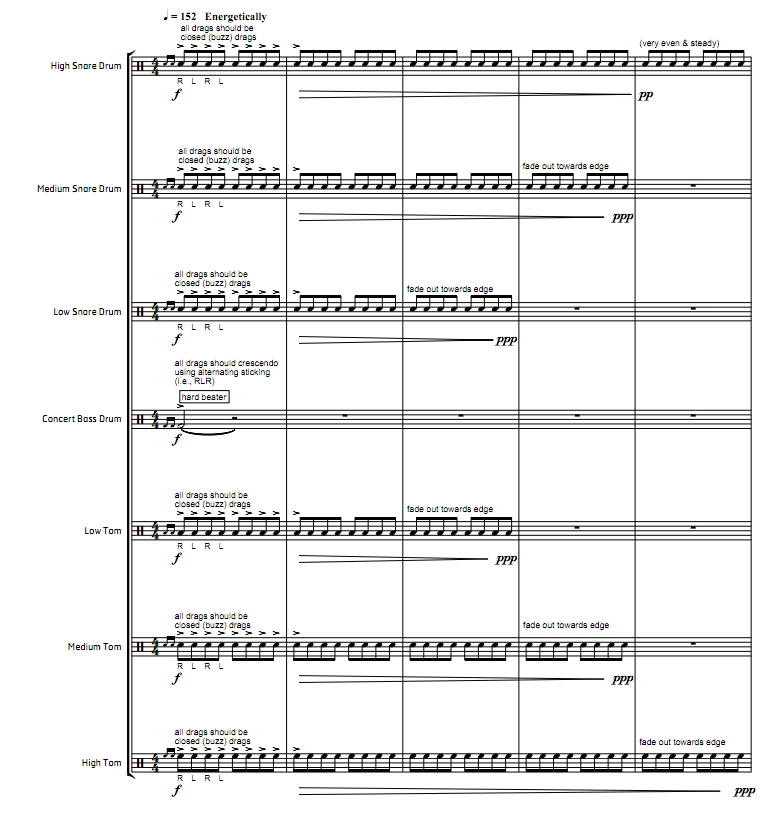 警报  布鲁姆版 初-中级 鼓类 打击乐七重奏总谱 有试听