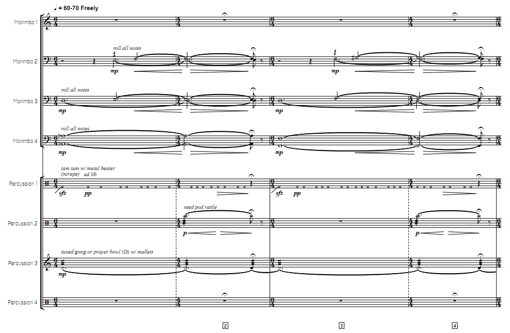 邪恶符咒 高级 马林巴等 打击乐八重奏总谱 有试听