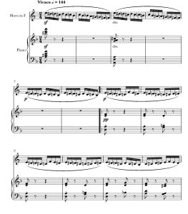 野蜂飞舞 圆号钢琴总分谱 带伴奏音频 有试听-云音圈