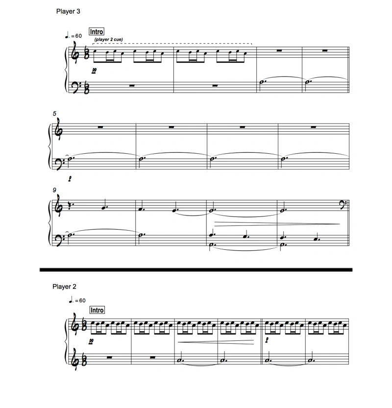 钟声颂歌 六手联弹 高级 纸质版 有试听