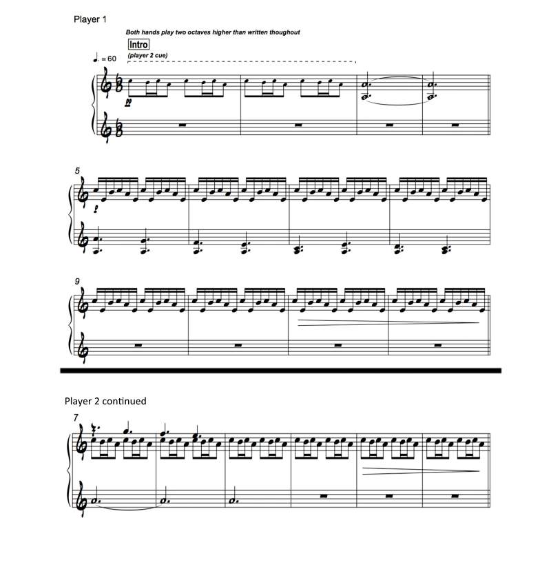 图片[2]-钟声颂歌 六手联弹 高级 纸质版 有试听