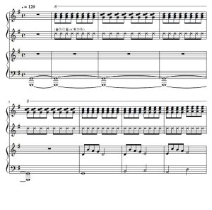 铃儿响叮当 四手联弹 纸质版 有试听-云音圈